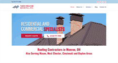 Desktop Screenshot of midmiamiroofing.com